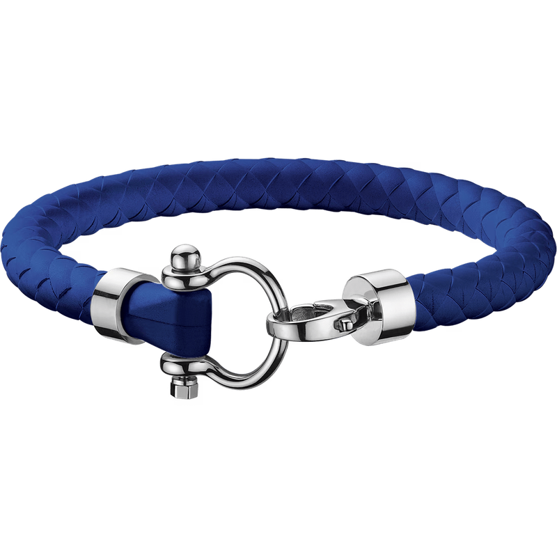 Aqua Sailing Rubber Bracelet (Large) in Electric blue