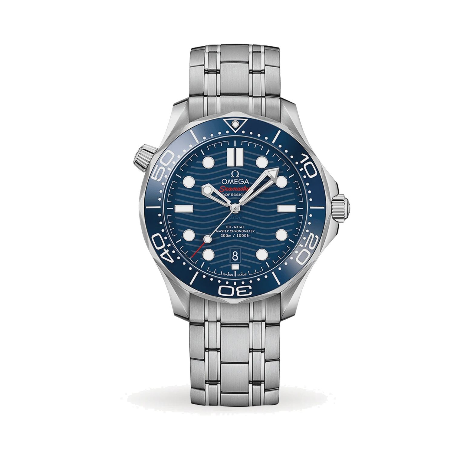 Seamaster Diver 300M 42mm with Blue Dial in Stainless Steel