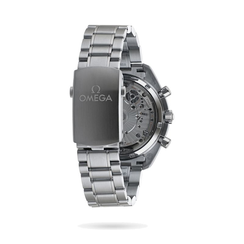 Speedmaster Racing 44mm with White Dial in Stainless Steel