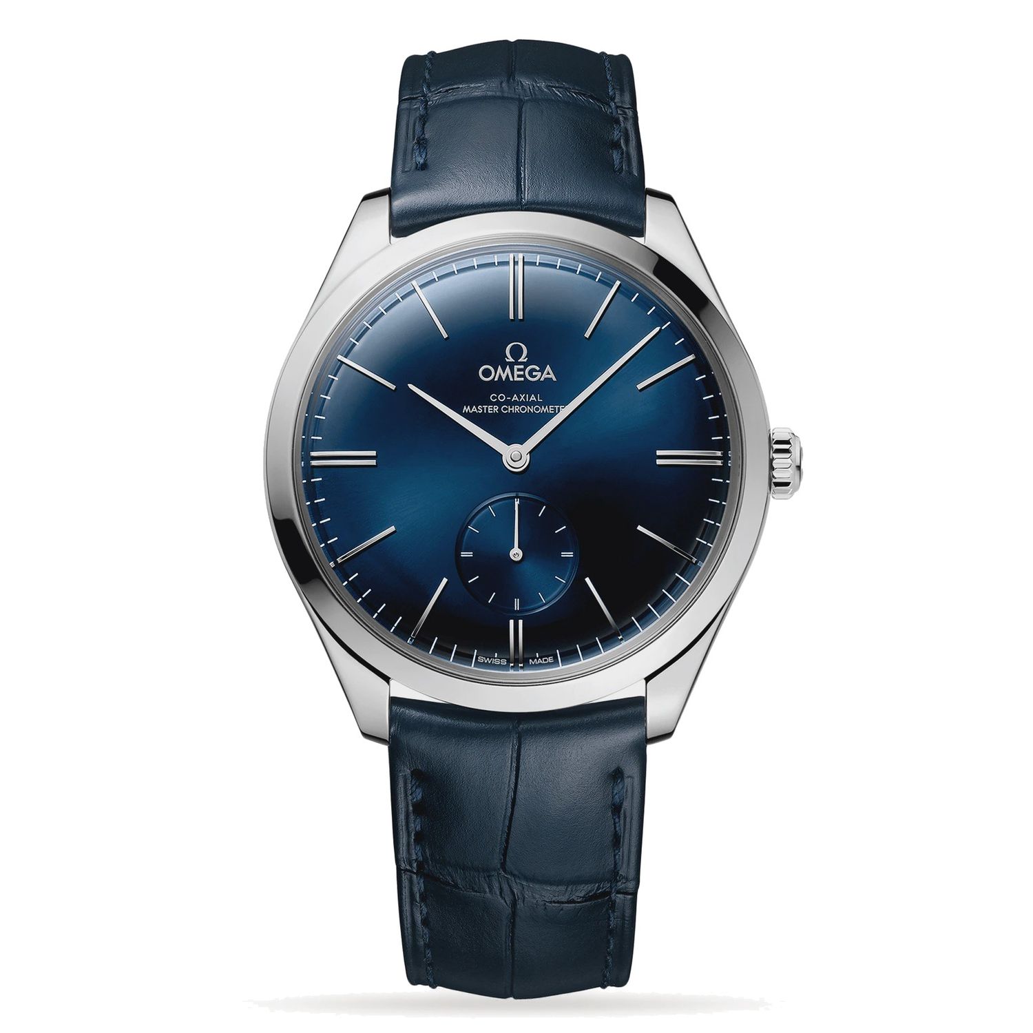 De Ville Tresor 40mm Blue Dial in a Stainless Steel on Alligator Strap