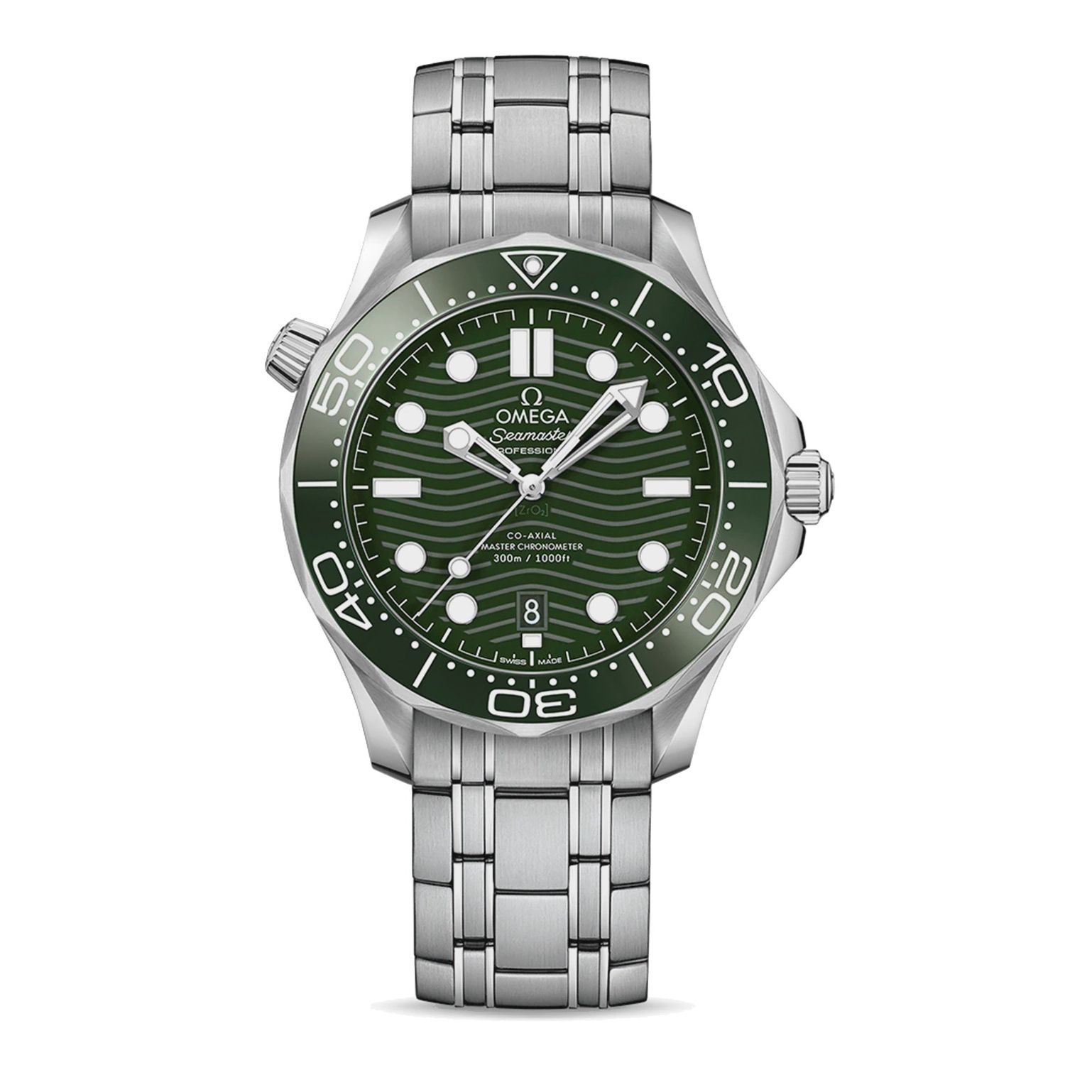 Seamaster Diver 300M 42mm with Green Dial in Stainless Steel