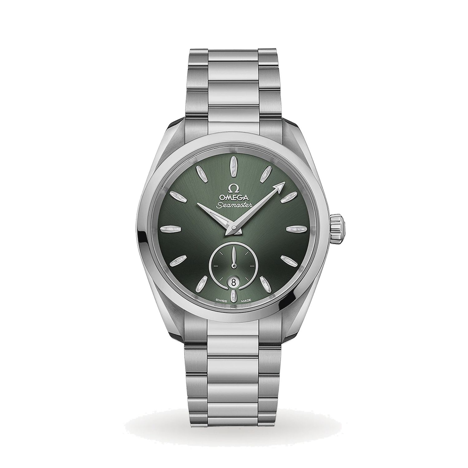 Aqua Terra 38mm with Green Dial in Stainless Steel