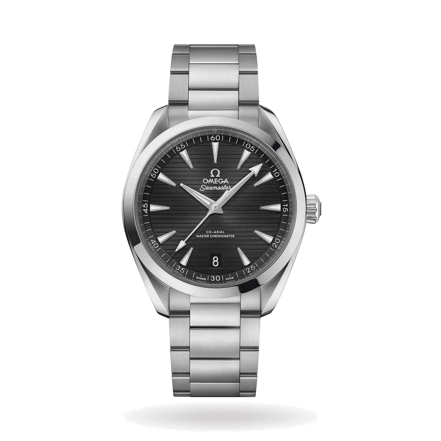Aqua Terra 41mm with Teak Black Dial in Stainless Steel
