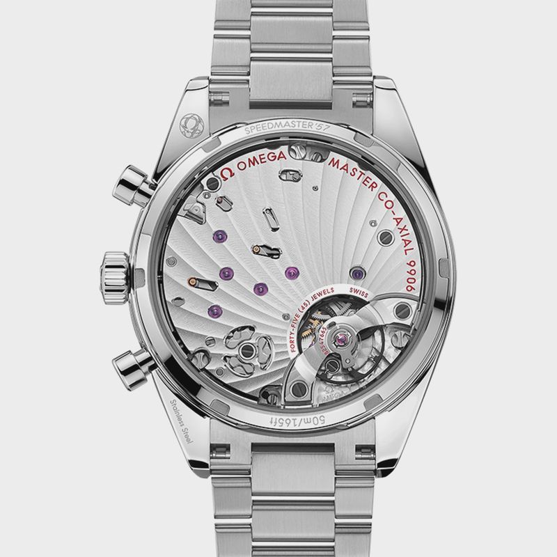 Speedmaster 57 40.5mm with Black Dial in Stainless Steel