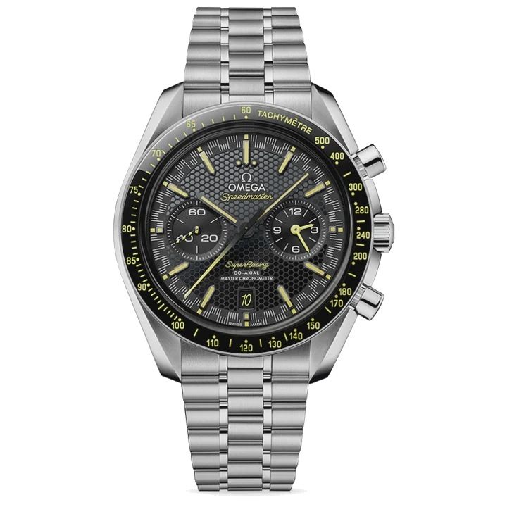Speedmaster Super Racing 44mm with Black Dial in Stainless Steel