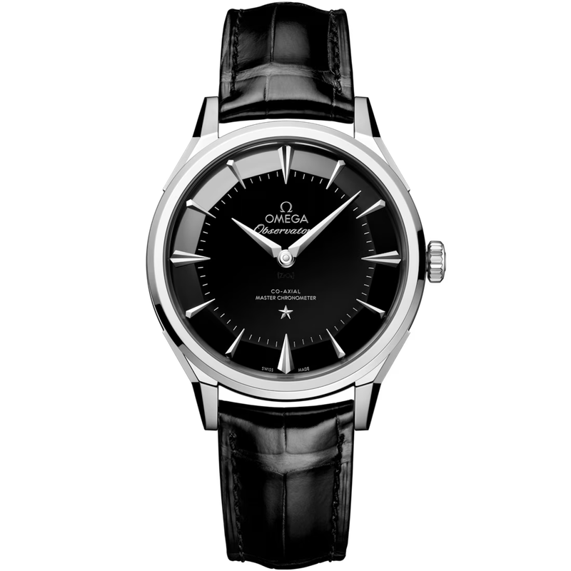 Constellation Observatory 39.4mm with Black Dial in Stainless Steel