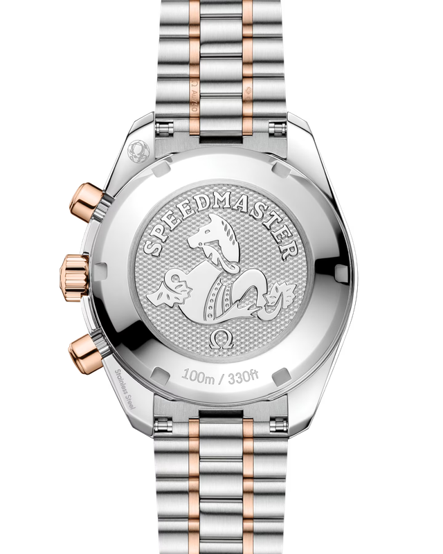 Speedmaster 38mm in Stainless Steel and Rose Gold with Cappuccino Dial