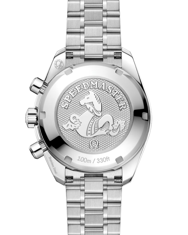 Speedmaster 38mm in Stainless Steel with Mother of Pearl Dial and Diamond Bezel