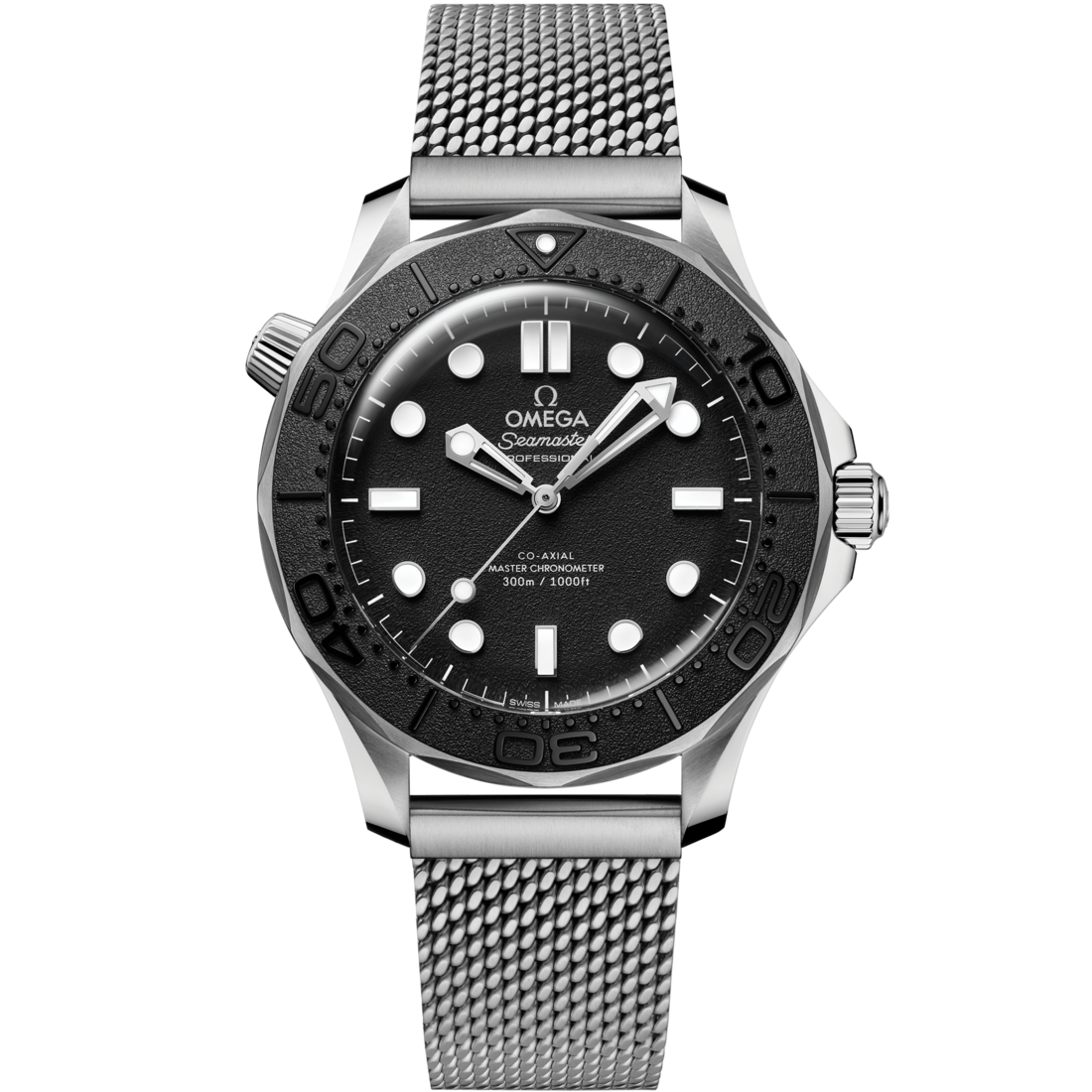 Diver 300 42mm Spectre Edition in Stainless Steel with Black Dial