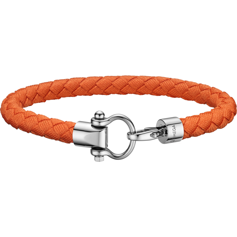Aqua Sailing Nylon Bracelet in Orange