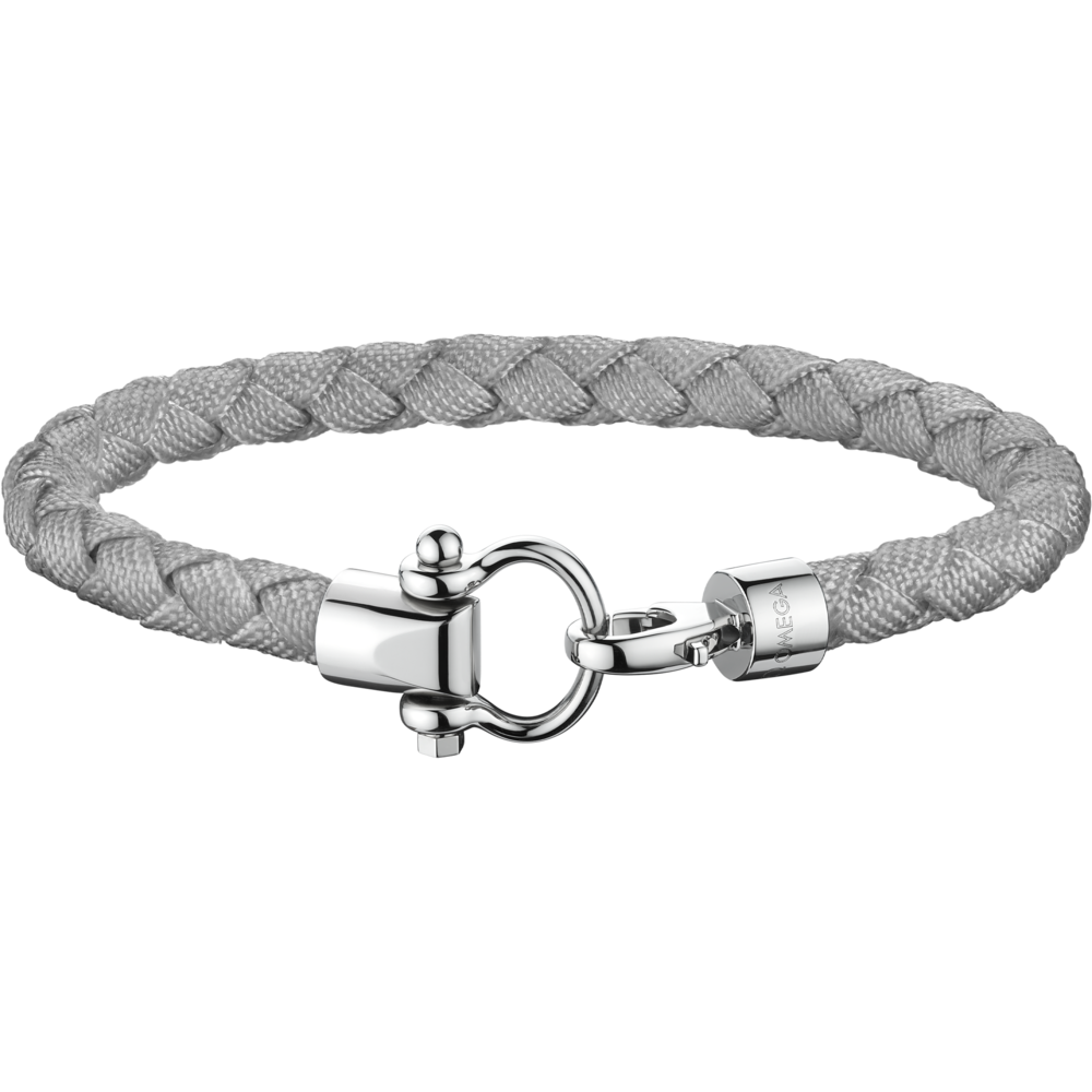 Aqua Sailing Nylon Bracelet in Grey