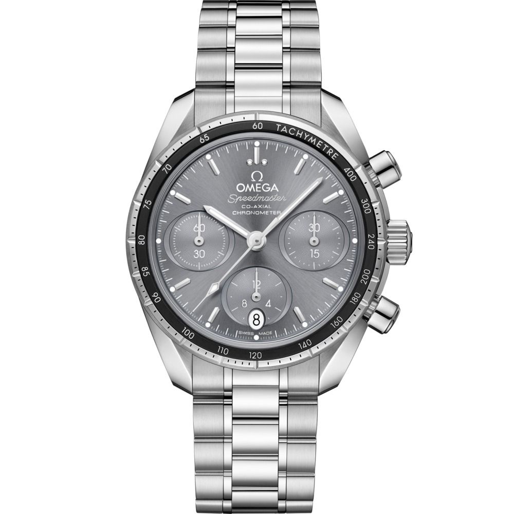 Speedmaster 38mm with Grey Dial in Stainless Steel