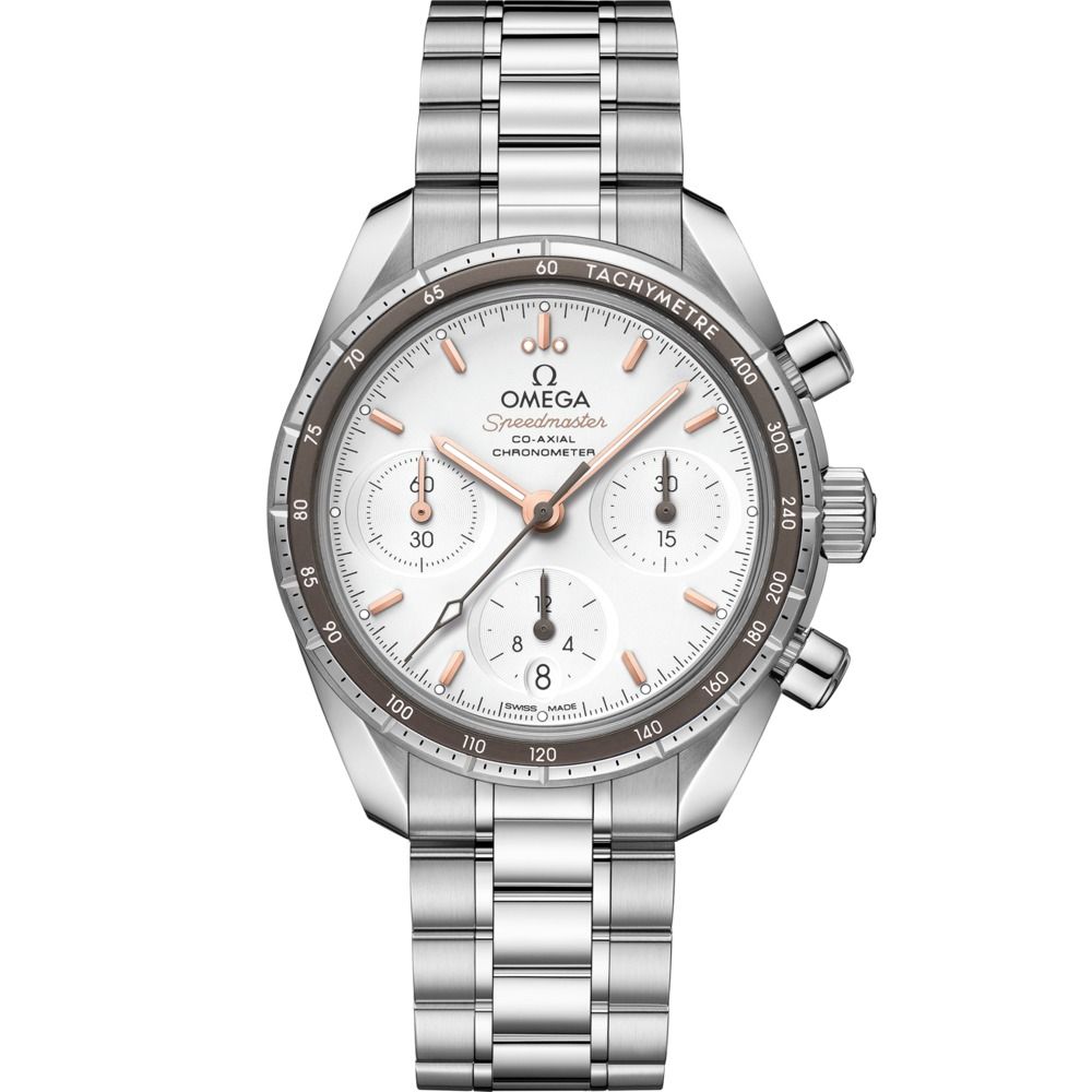 Speedmaster 38mm with Silver Dial in Stainless Steel