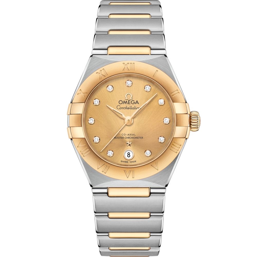 Constellation 29mm with Yellow Diamond Dial in Stainless Steel and Yellow Gold