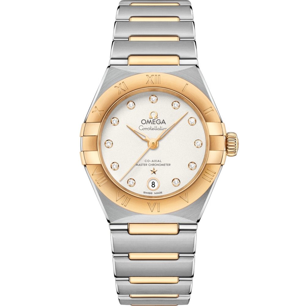 Constellation 29mm with Silver Diamond Dial in Stainless Steel and Yellow Gold