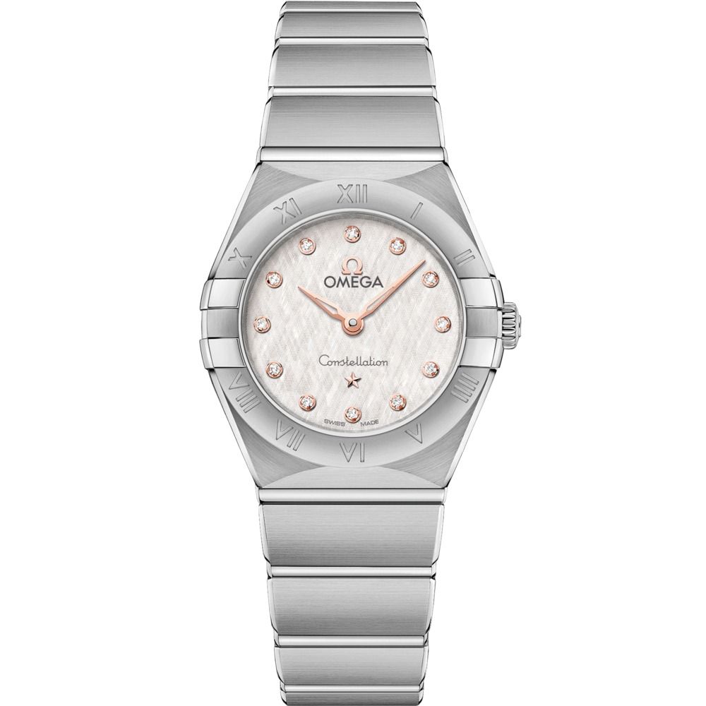 Constellation 25mm with Silver Diamond Dial in Stainless Steel