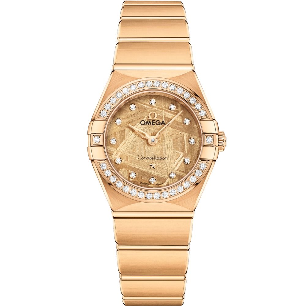 Constellation 25mm with Yellow Diamond Dial and Diamond Bezel in Yellow Gold
