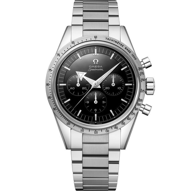 Speedmaster Calibre 321 38.6mm with Black Dial in White Gold