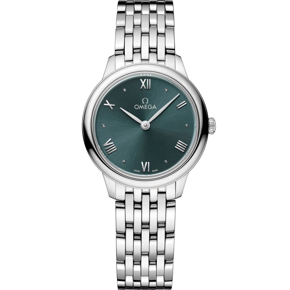 De Ville Prestige 27.5mm with Green Dial in Stainless Steel