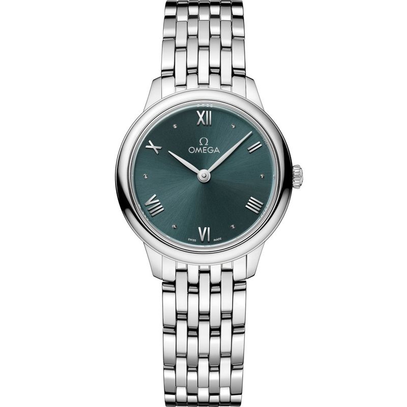De Ville Prestige 27.5mm with Green Dial in Stainless Steel