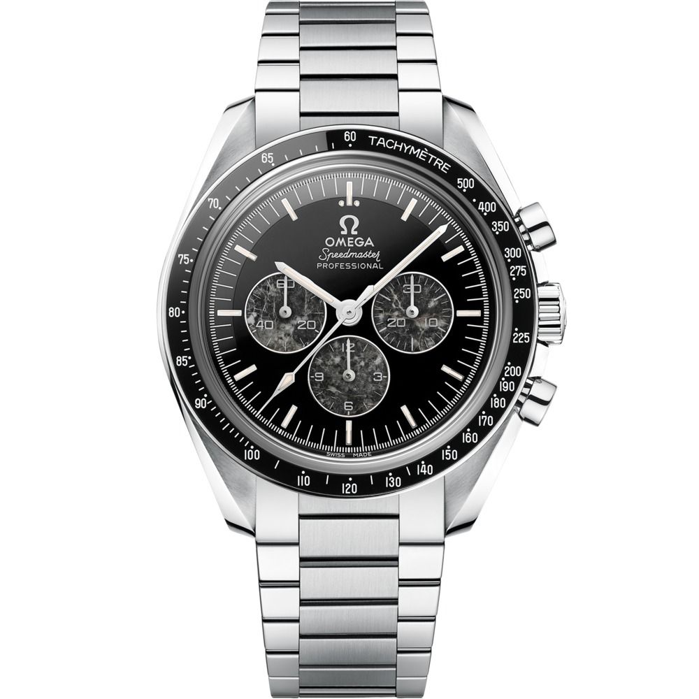 Speedmaster Calibre 321 42mm with Black Dial in Platinum
