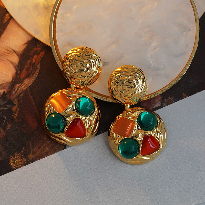 Personality Gold Stud Earrings
