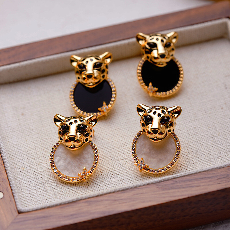 Leopard Earrings