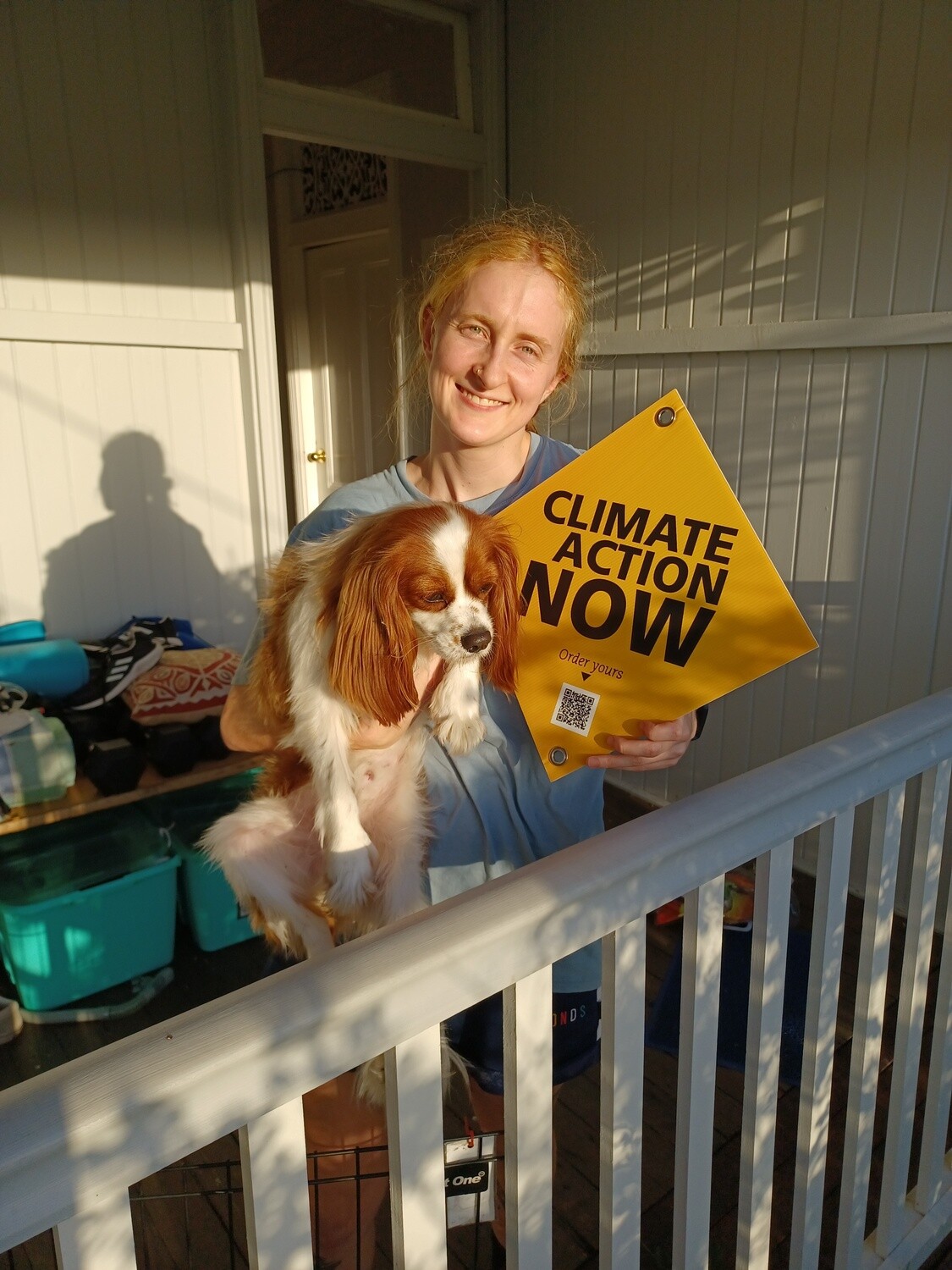 Climate Action Now Sign