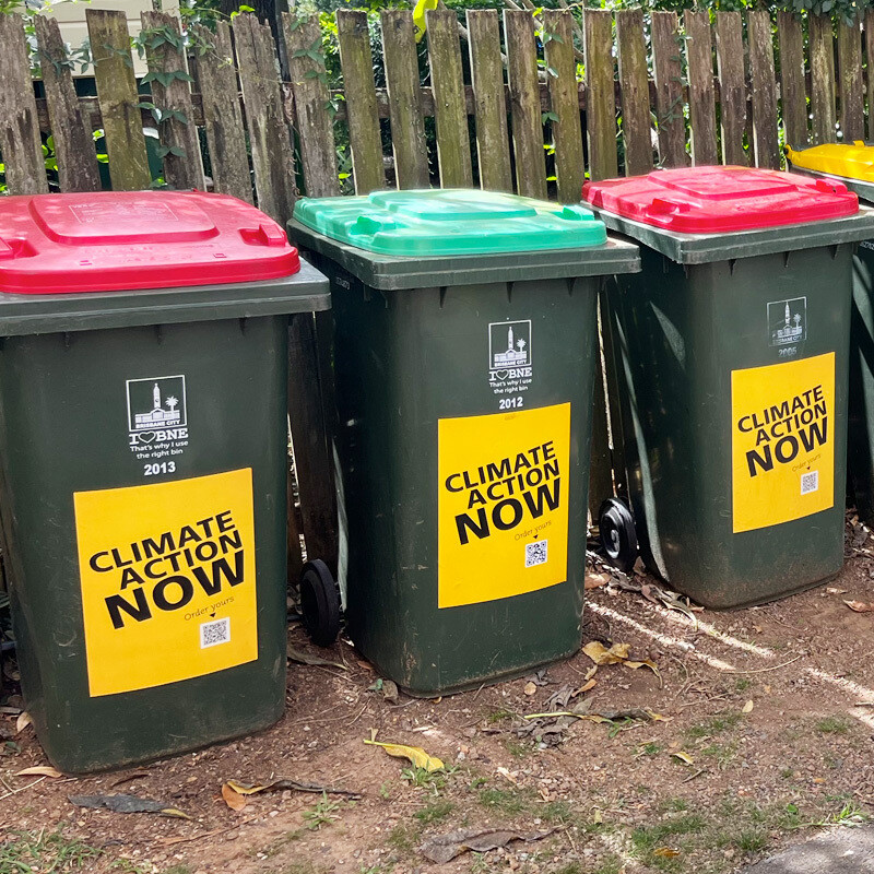 Bin sticker