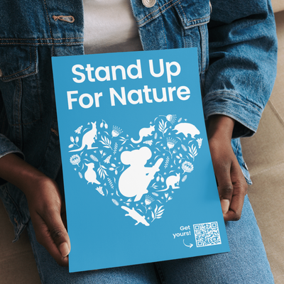 Stand Up For Nature sign