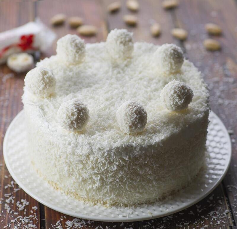 Raffaello Almond Coconut Cake 155gm x 10 Slices
