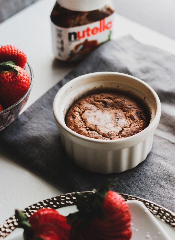Giant Nutella Chocolate Lava Cake x 6 Bowls