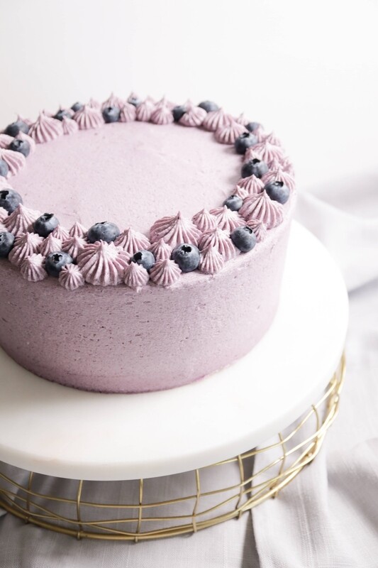 Blueberry layer Cake 125gm x 12 Slices