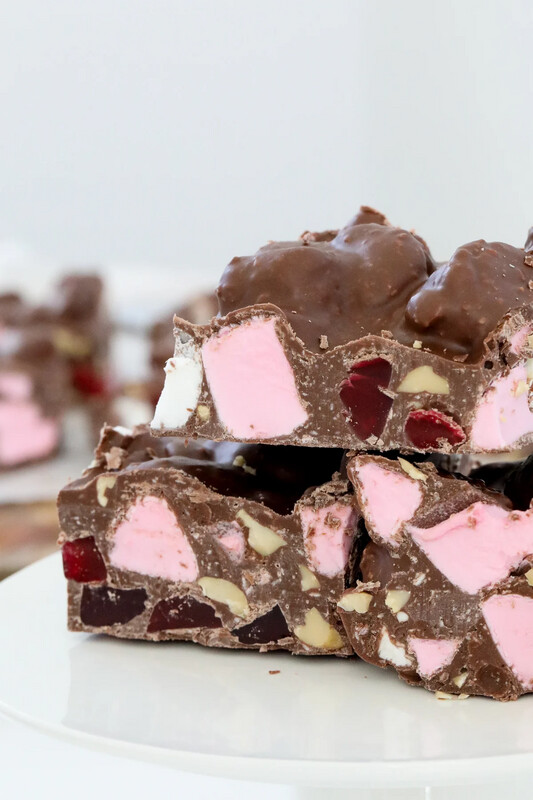 MILK CHOCOLATE ROCKY ROAD