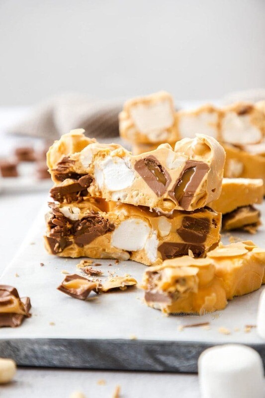 Caramel White Chocolate Rocky Road