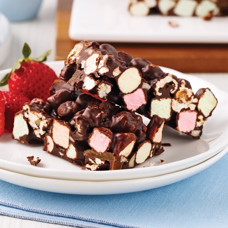 Popcorn Chocolate Rocky Road