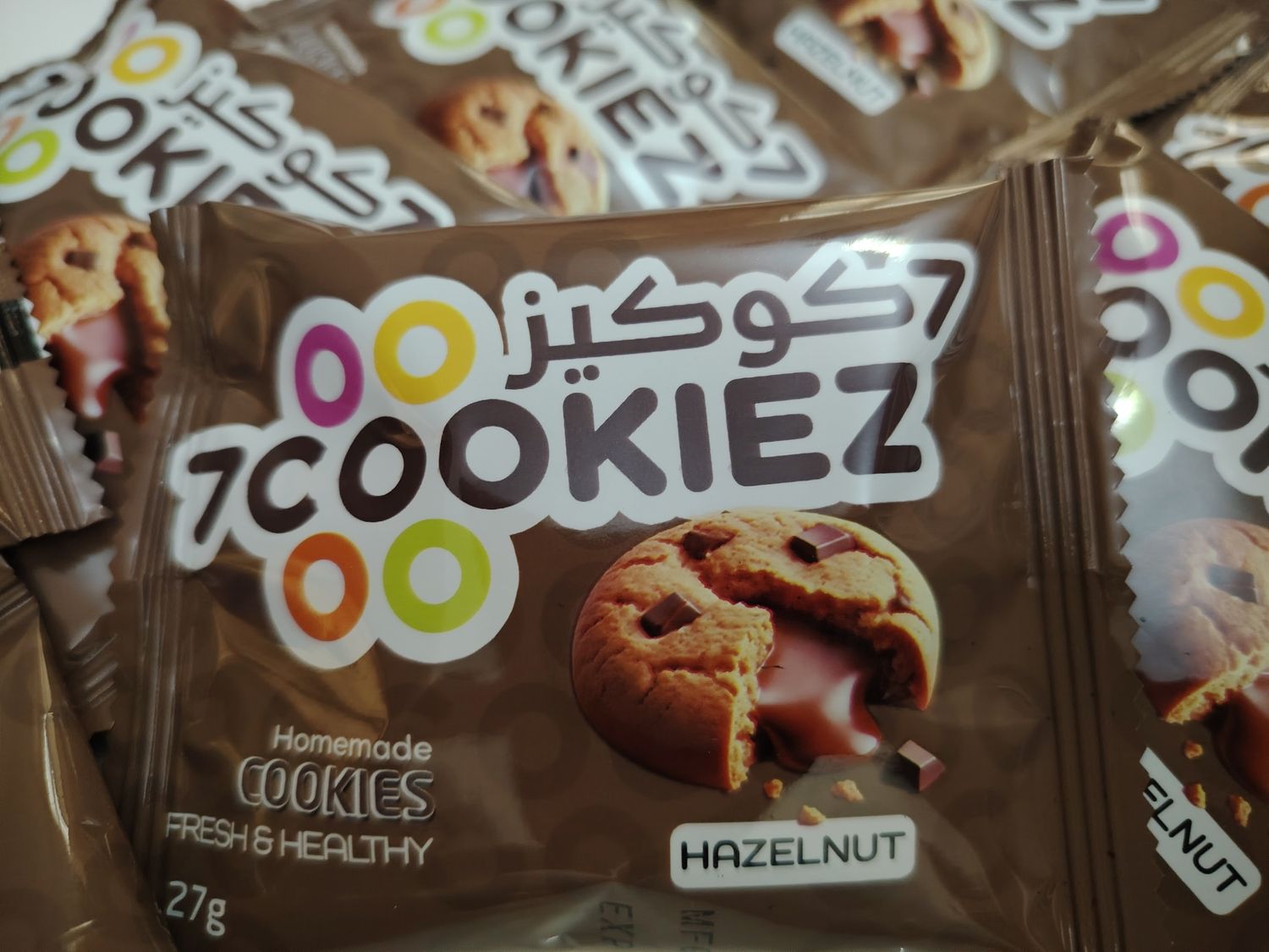 7cookie7 Nutella Cookies 27gm ( 12 Boxes x24 Pcs)