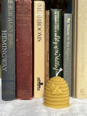 Honey Skep Beeswax Candle