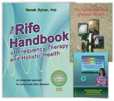 (4) Combo- Rife Handbook/Sauna Therapy/DVD