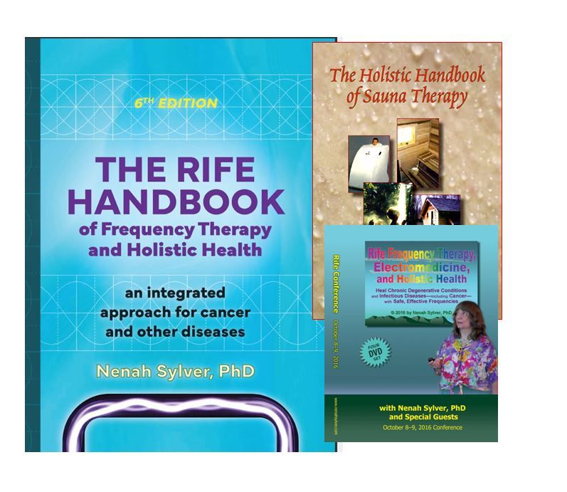 (4) Combo- Rife Handbook/Sauna Therapy/DVD