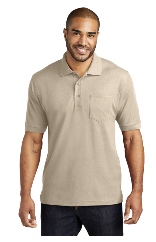 Port Authority® Silk Touch™ Polo with Pocket
