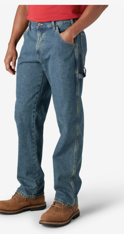 Relaxed Fit Carpenter Jeans, Heritage Tinted Khaki