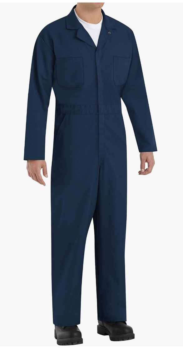 Red Kap Men's Twill Action Back Coverall