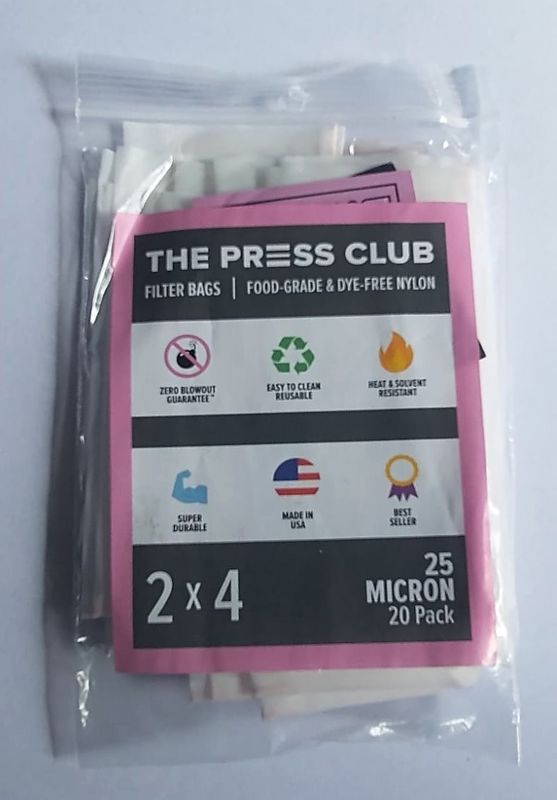 25 Micron 2X4 ROSIN BAGS (X20UN)