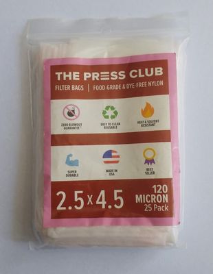 120 Micron 2,5X4,5 ROSIN BAGS (X25UN)