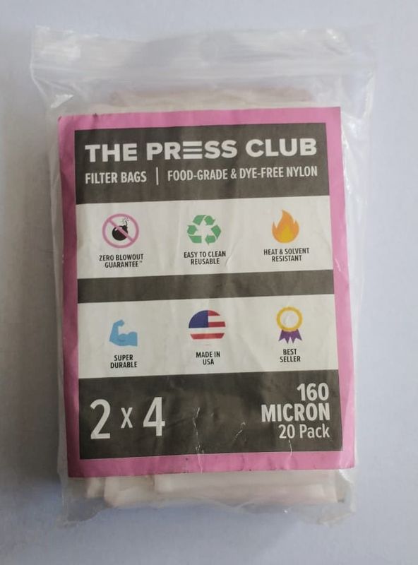 160 Micron 2X4 ROSIN BAGS (X20UN)