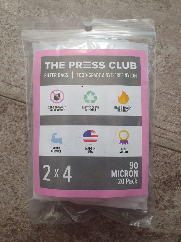 90 Micron 2X4 ROSIN BAGS (X20UN)