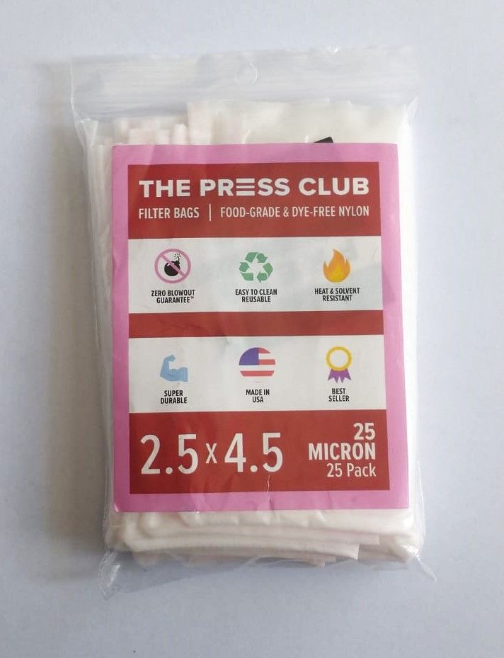25 Micron 2,5x4,5  ROSIN BAGS (X25UN)