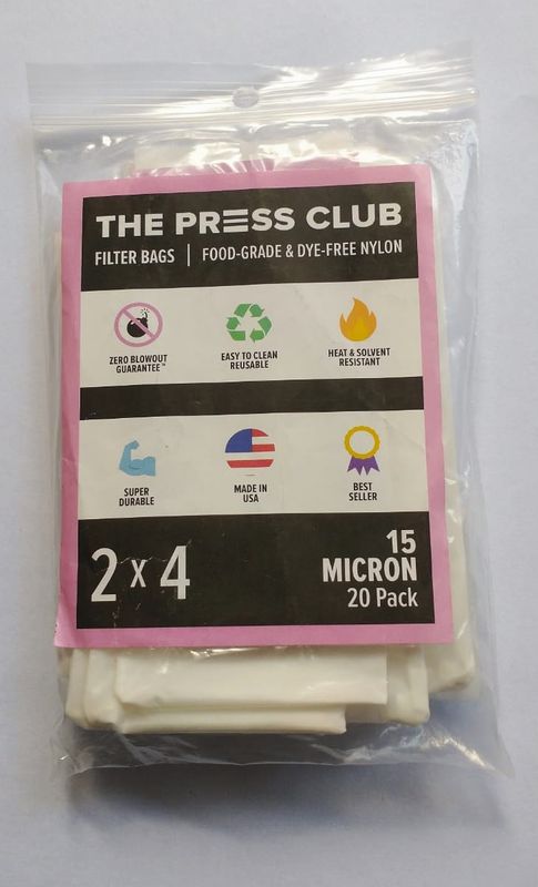 15 Micron 2X4 ROSIN BAGS (X20UN)