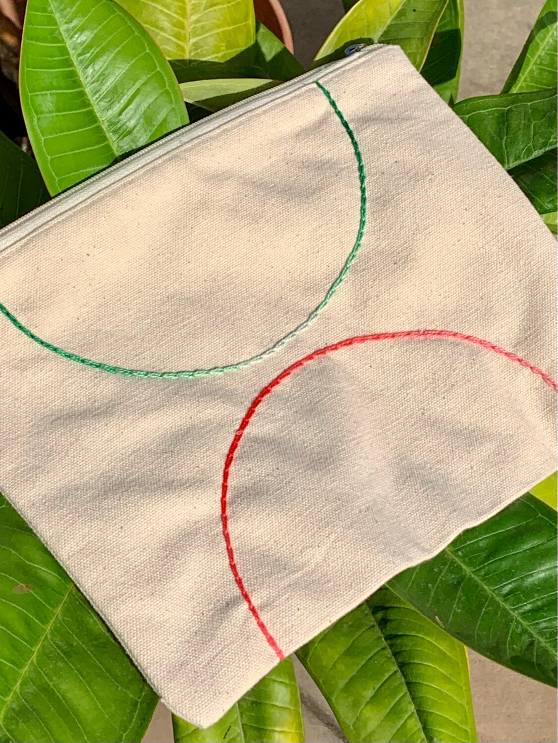 Ombré Circle Pouch - 7.5 in. X 9.75 in.